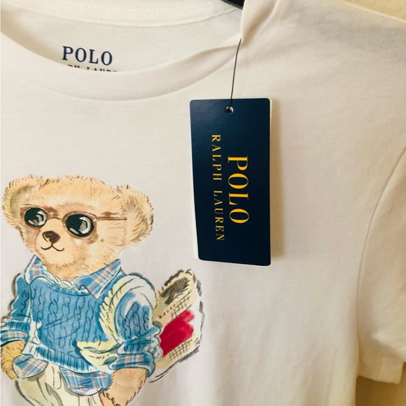 NWT Polo Ralph Lauren Polo Bear Cotton Jersey Tee - Picture 4 of 4